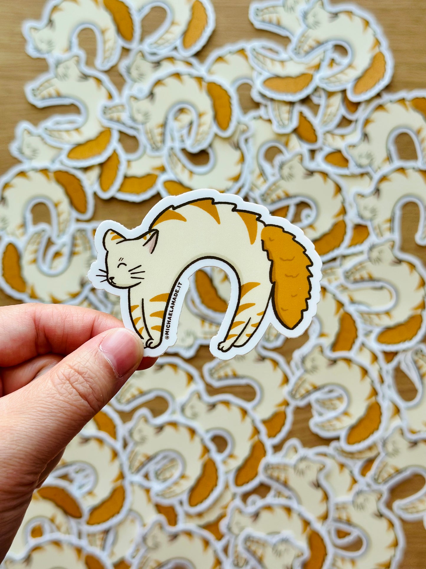 Stretchy Cat Sticker