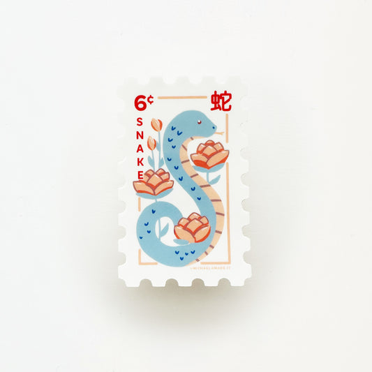Zodiac Stamps Sticker: Snake