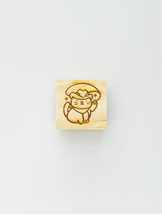 Cowboy Cat Stamp