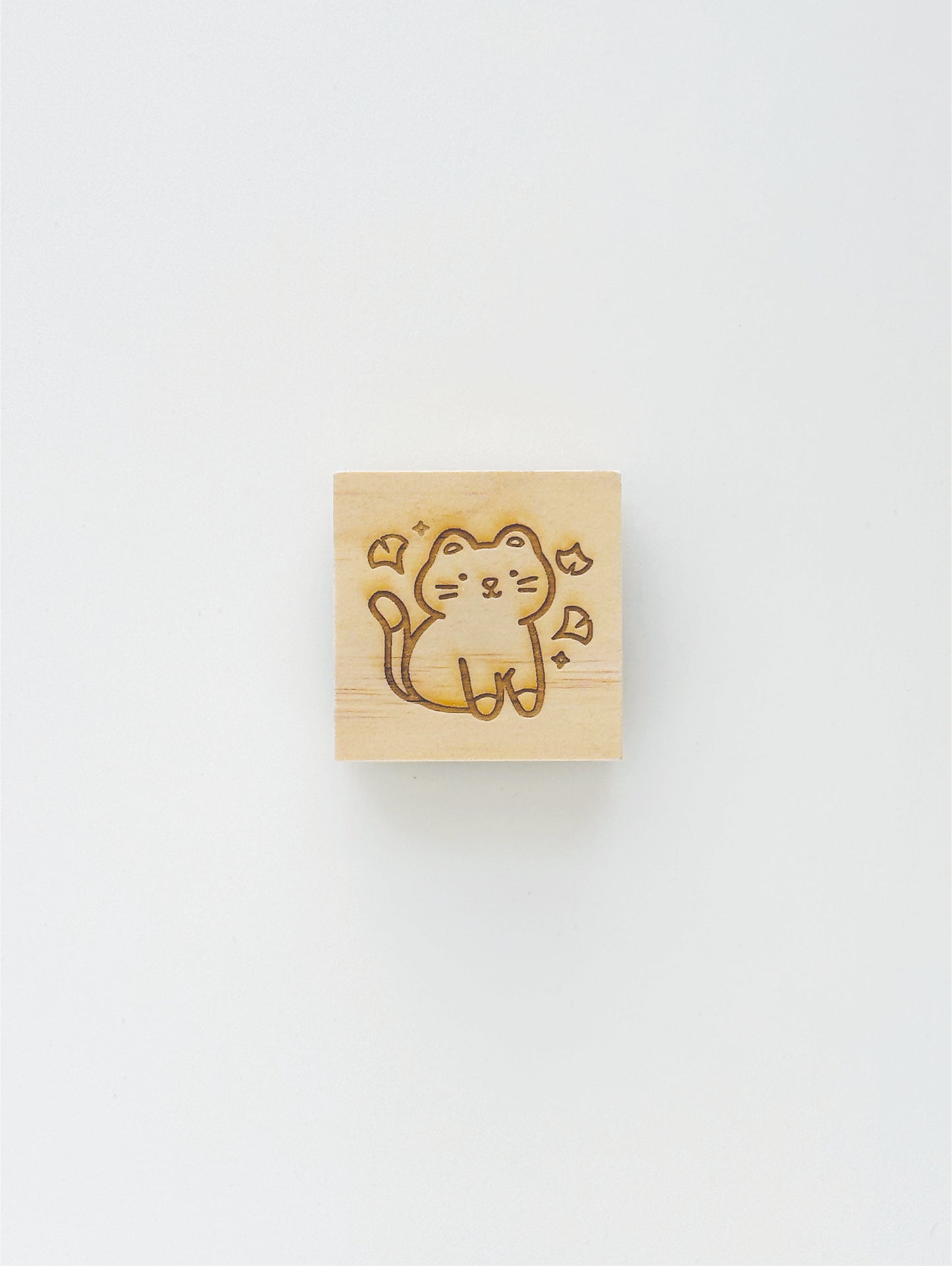 Ginko Cat Stamp