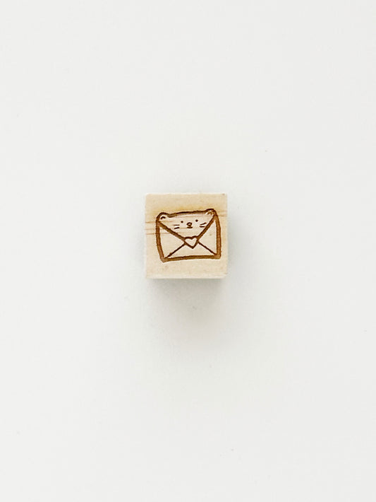 Letter Cat Mini-Stamp