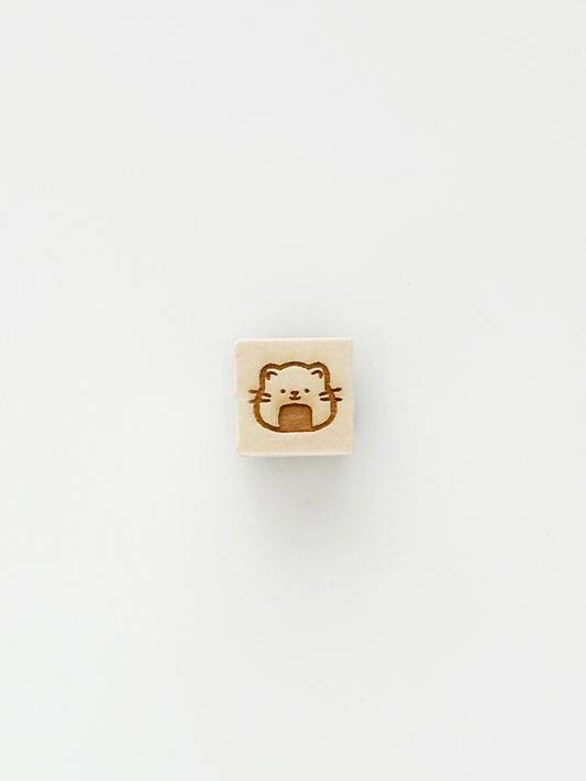 Onigiri Cat Mini-Stamp