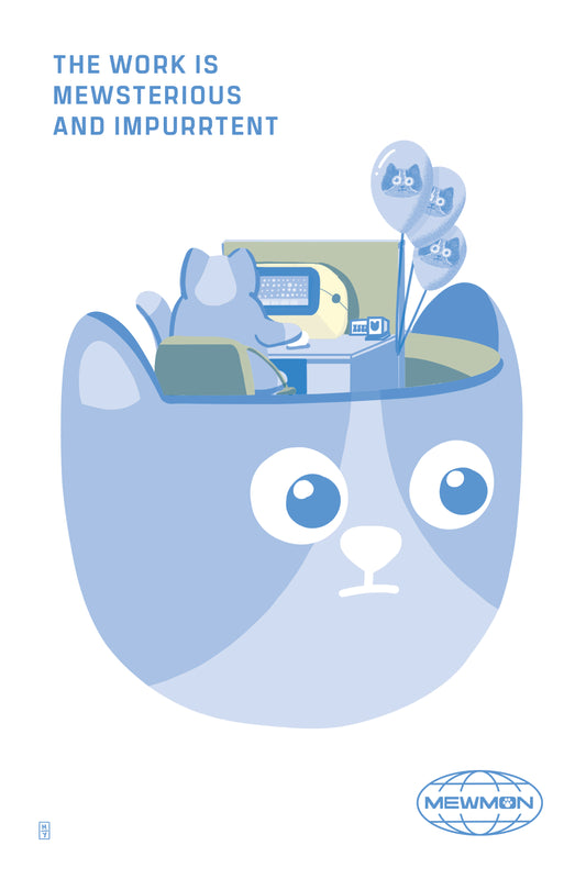 Severance Cat Postcard