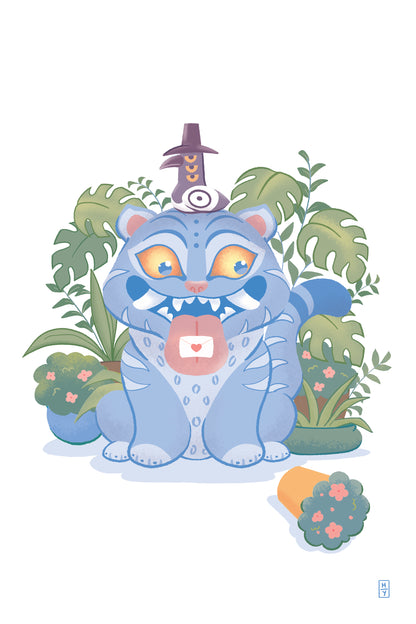 Derpy Cat Postcard