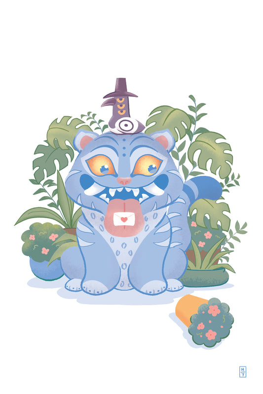 Derpy Cat Postcard