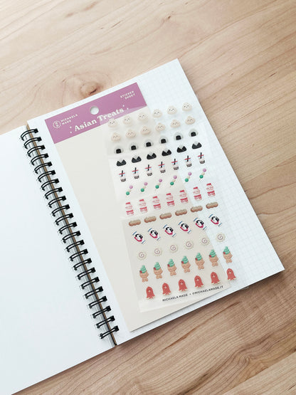 Asian Treats PET Sticker Sheet