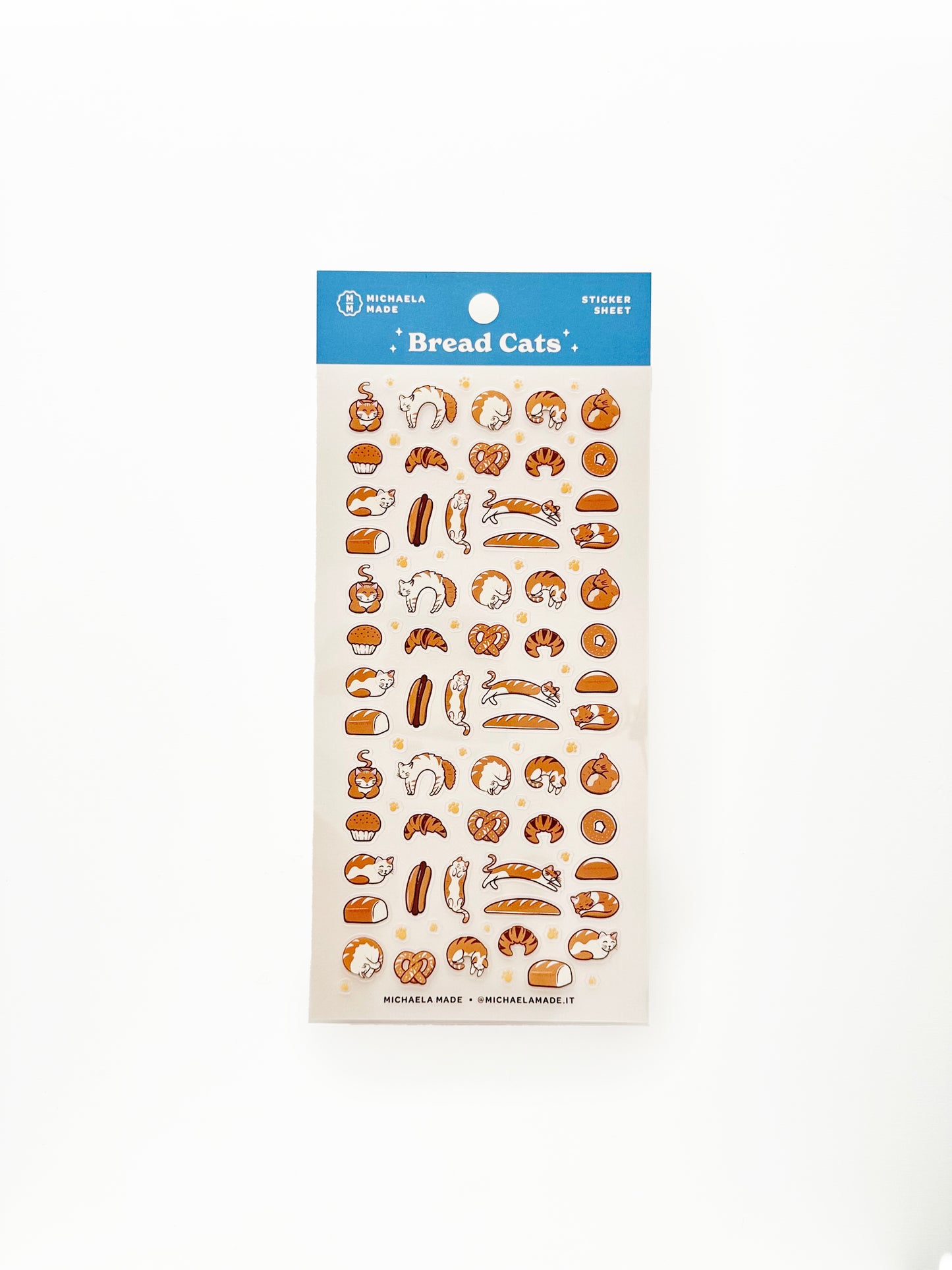 Bread Cats PET Sticker Sheet