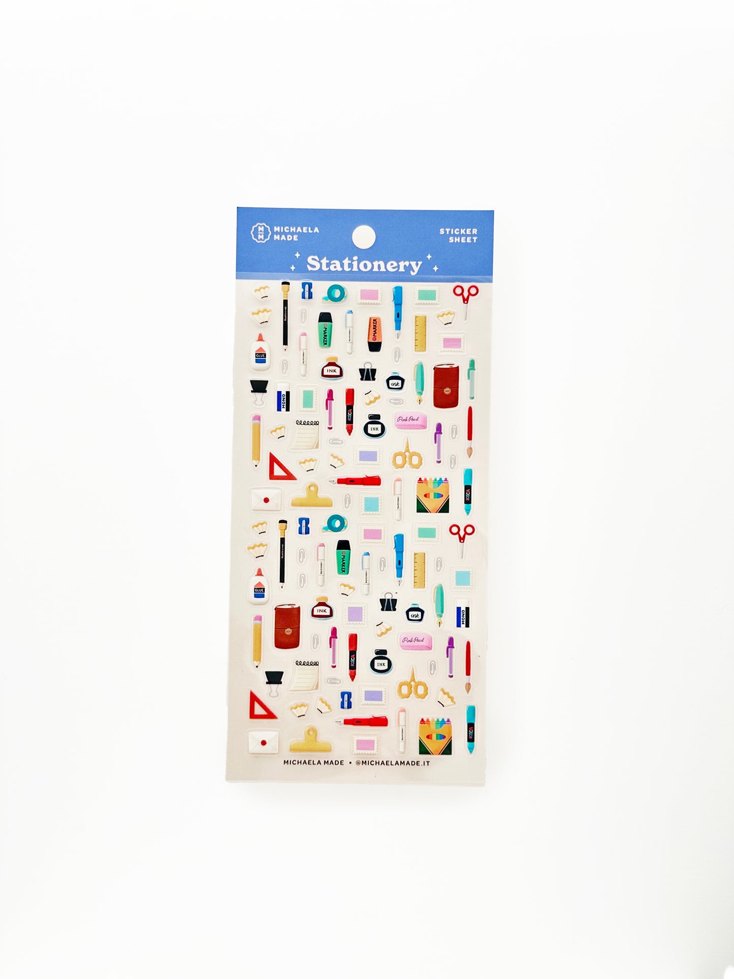 Stationery PET Sticker Sheet