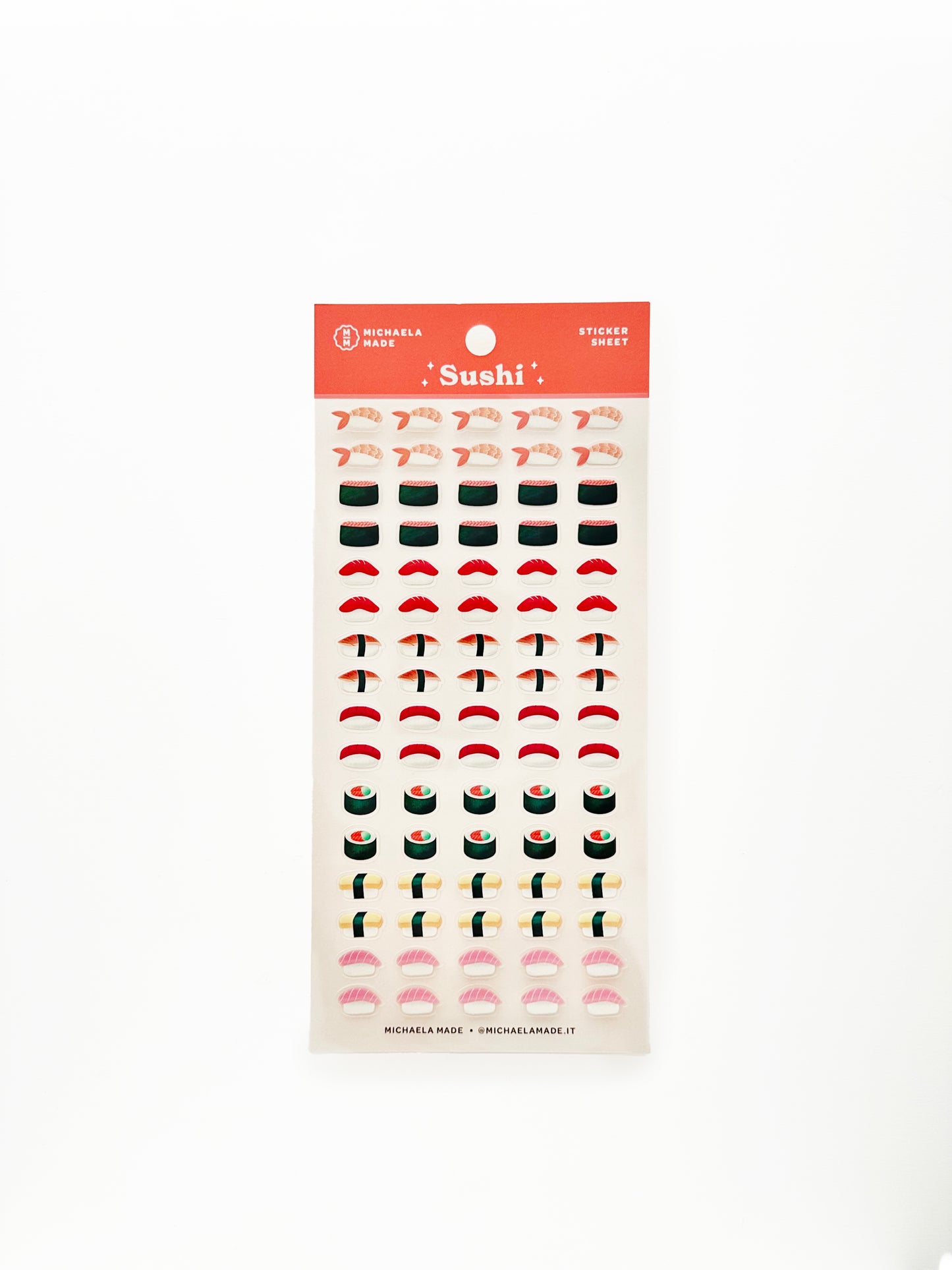 Sushi PET Sticker Sheet