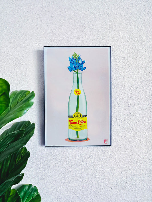 Texas Chica Riso Poster