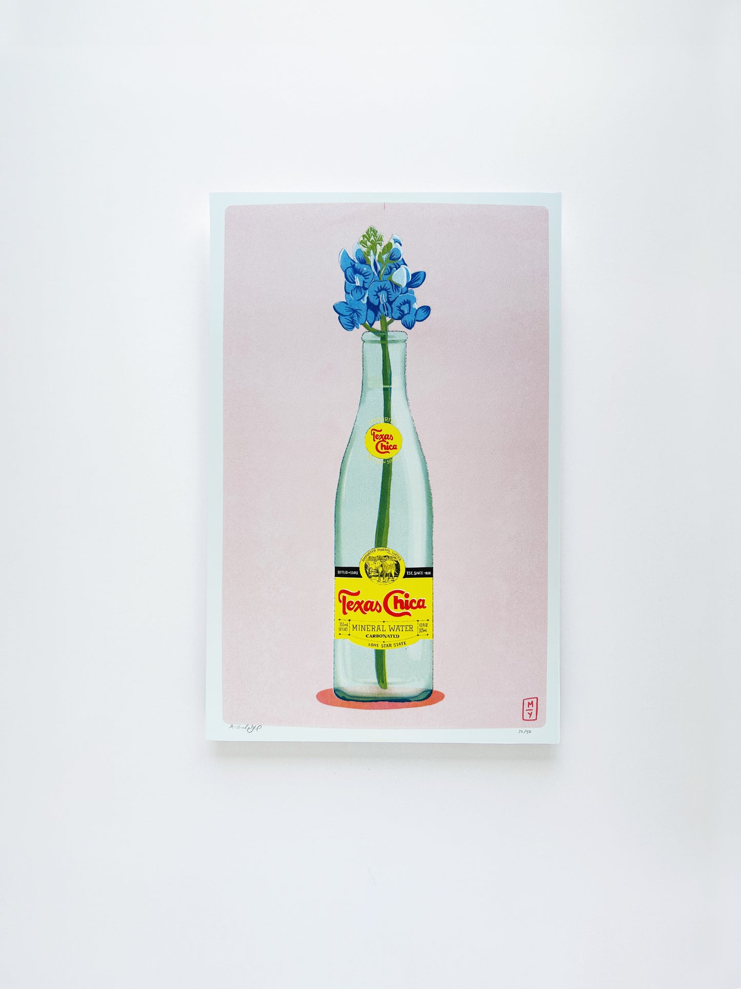 Texas Chica Riso Poster