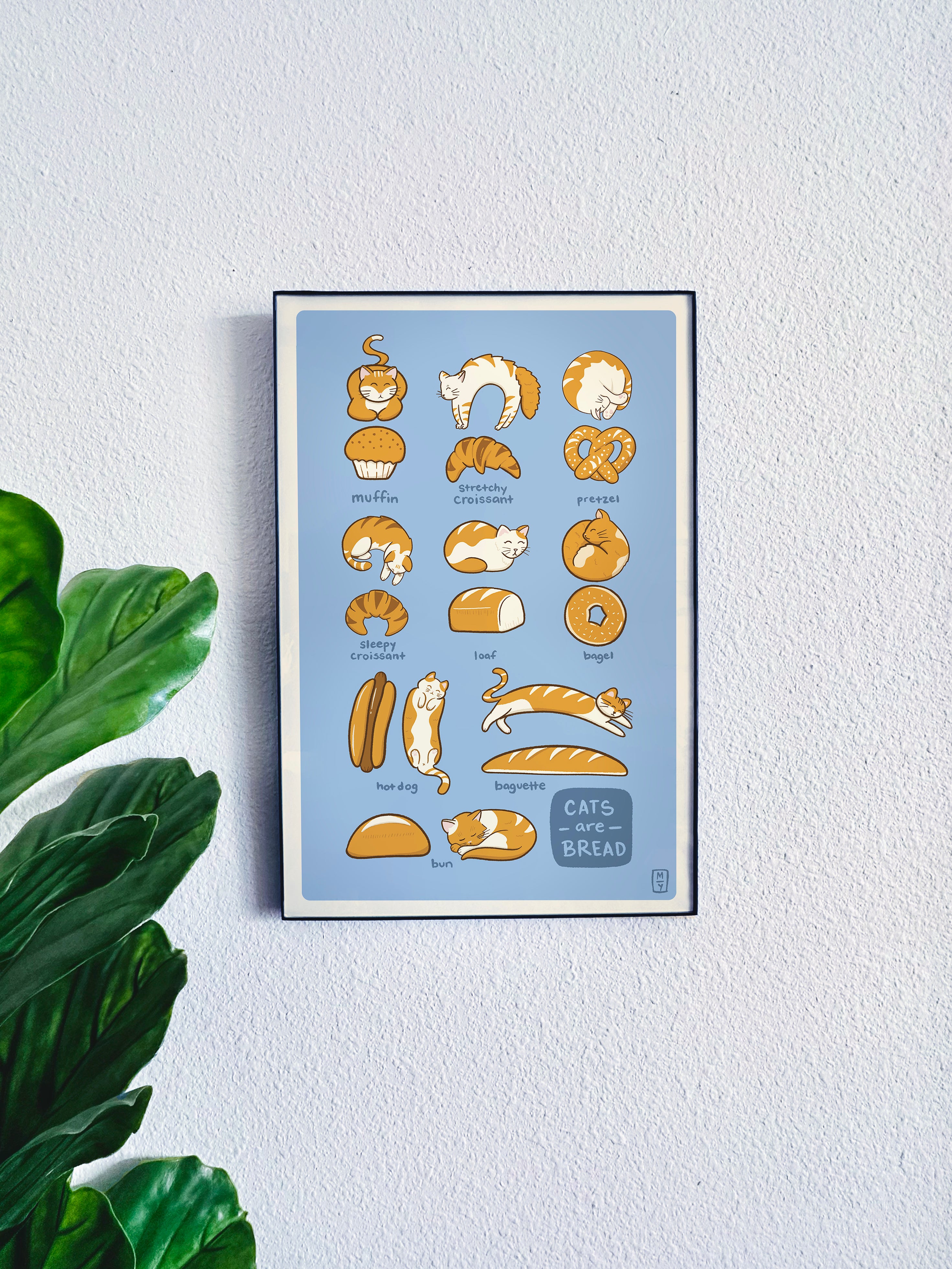 grazey pasture | bread kittens wiki | fandom Images... Bread Cats Poster – Michaela Made