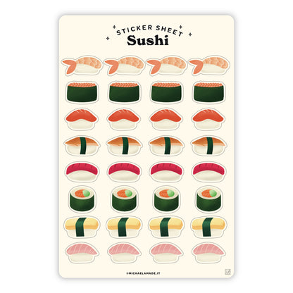 Sushi Sticker Sheet