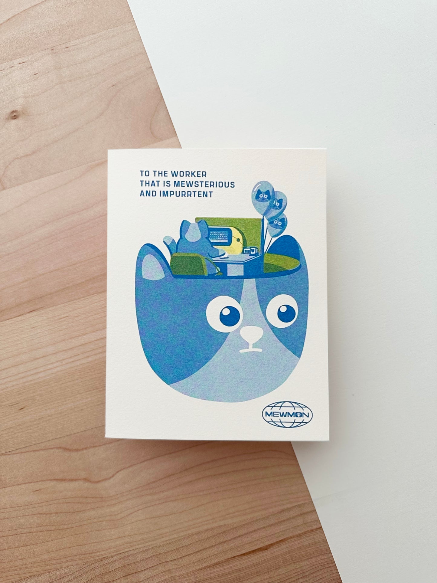 Severance Cat Card