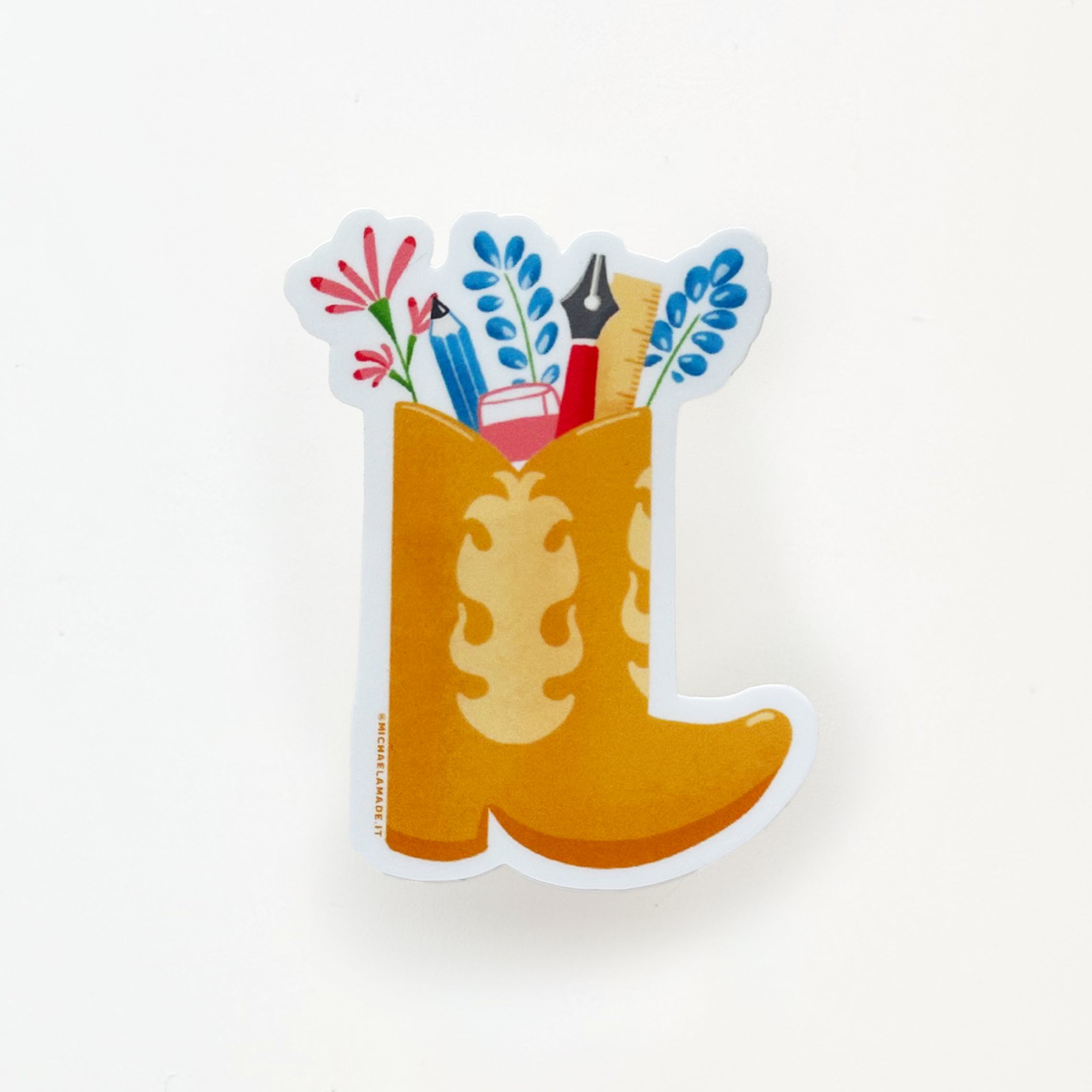 Stationery Boot Sticker – Michaela Made