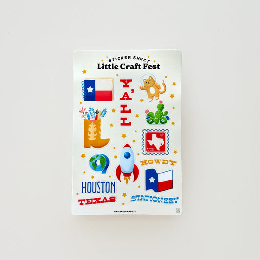 Little Craft Fest Sticker Sheet