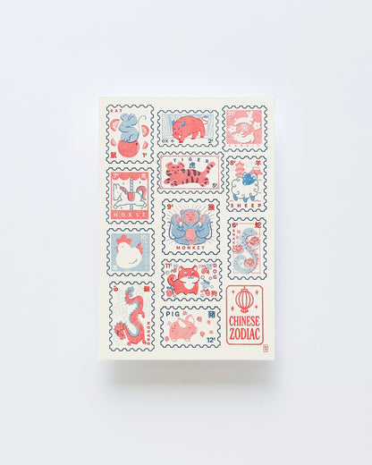 Zodiac Stamp Postcard