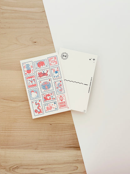 Zodiac Stamp Postcard