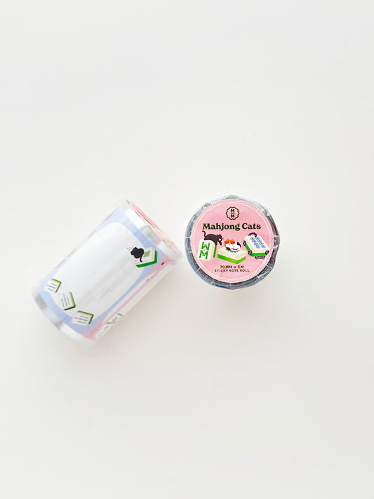 Mahjong Cats Memo Roll