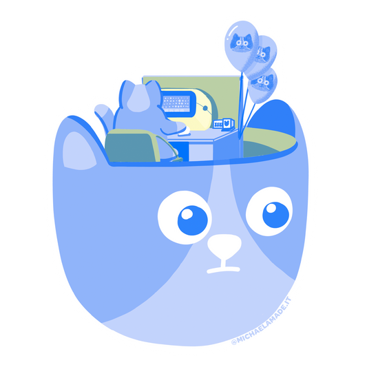 Severance Cat Sticker